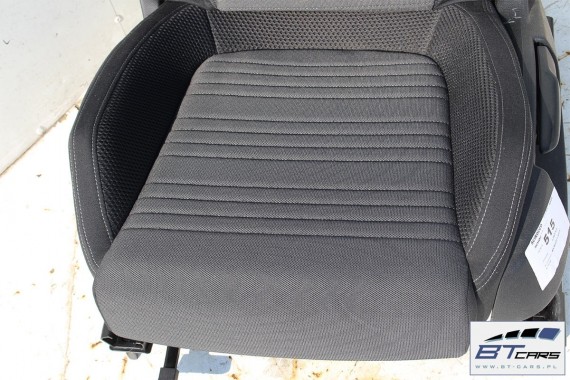 VW SCIROCCO LIFT FOTELE KOMPLET FOTELI siedzeń siedzenia fotel tapicerka 1K8 welur + materiał kolor czarno - szary - antracyt