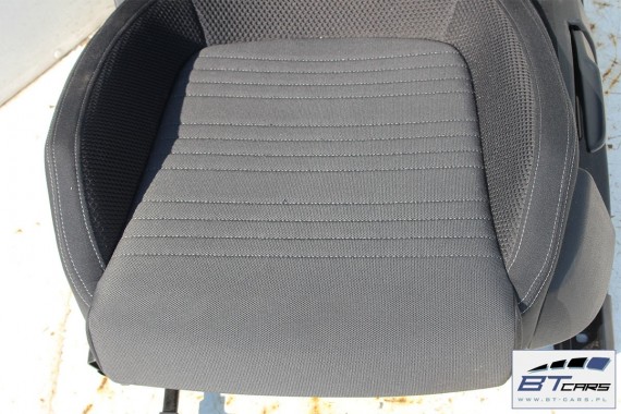 VW SCIROCCO LIFT FOTELE KOMPLET FOTELI siedzeń siedzenia fotel tapicerka 1K8 welur + materiał kolor czarno - szary - antracyt