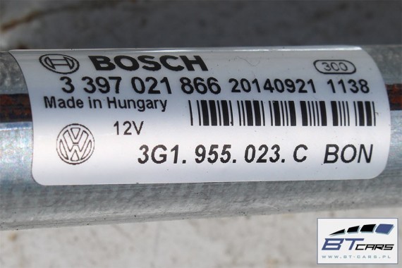 VW PASSAT B8 MECHANIZM WYCIERACZEK 3G1955119A silniczek 3G1955023C 3G1 955 119 A  podstawa 3G1955023B