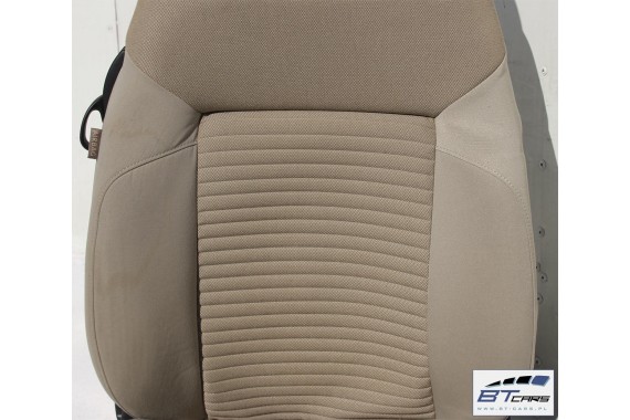 VW POLO FOTELE KOMPLET FOTELI siedzeń siedzenia tapicerka 6R 6R3 6R0 3-drzwiowy welur kolor beż beżowy