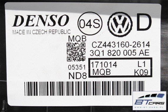 VW PASSAT B8 NAGRZEWNICA KLIMATYZACJI KLIMY DMUCHAWA 3Q1820005AE 3Q1 820 005 AE 3G 2015-