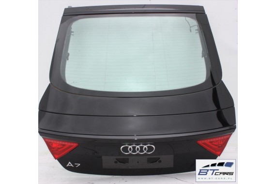 AUDI A7 TYŁ ZDERZAK tylny + KLAPA BAGAŻNIKA + LAMPY lampa 4G 4G8 Kolor: A2 LY9B - brylantowy czarny 4G8945095 4G8945096