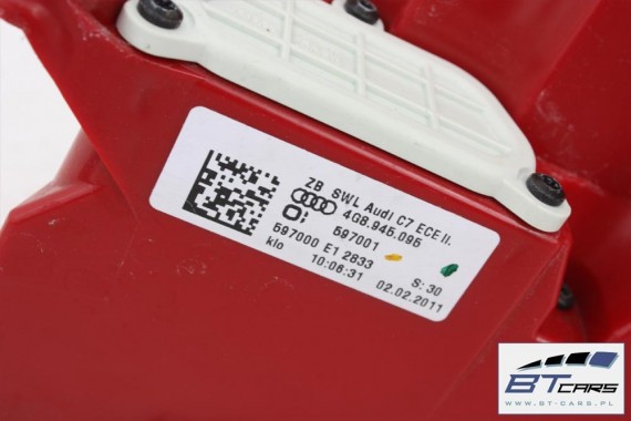 AUDI A7 TYŁ ZDERZAK tylny + KLAPA BAGAŻNIKA + LAMPY lampa 4G 4G8 Kolor: A2 LY9B - brylantowy czarny 4G8945095 4G8945096