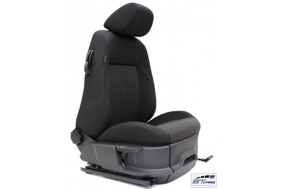 VW POLO FOTELE KOMPLET FOTELI siedzeń siedzenia tapicerka 6R 6R3 6R0 3-drzwiowy welur kolor czarny