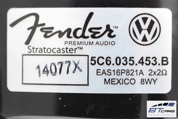 VW GOLF 7 GŁOŚNIKI + NAGŁOŚNIENIE FENDER WZMACNIACZ 5Q0035456 5G0035621 561035453A 5C6035453B 5G0035411C 5G0035412C ZESTAW 5G 5Q