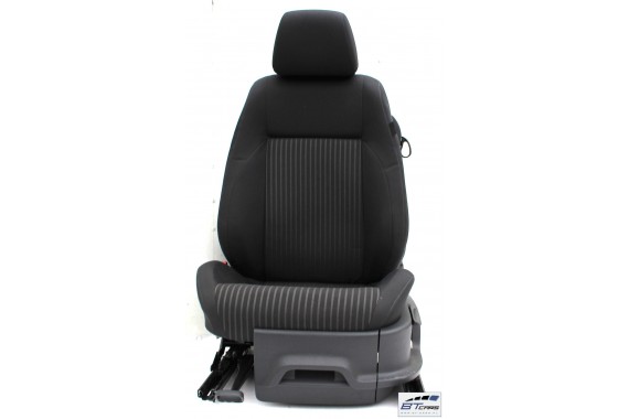 VW POLO FOTELE KOMPLET FOTELI siedzeń siedzenia tapicerka 6R 6R3 6R0 3-drzwiowy welur w kolorze czarnym