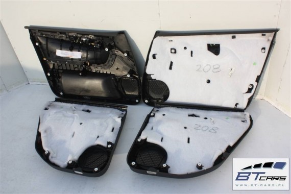 AUDI A3 SPORTBACK FOTELE KOMPLET FOTELI siedzeń siedzenia fotel tapicerka skóra kolor czarny 8P 8P4 czarna