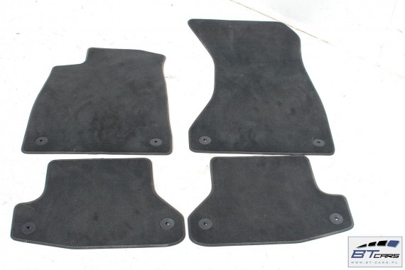 AUDI A5 DYWANIKI PODŁOGI WELUR 8W1863691A 8W6864450 wycieraczki 8W1 863 691 A 8W6864450 QA5 czarny A5 8W F5 8W1863691B 8W1863691