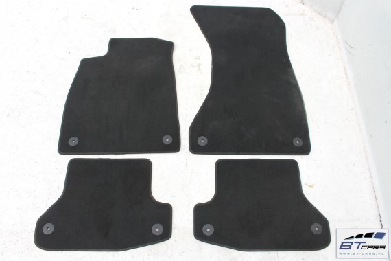 AUDI A5 DYWANIKI PODŁOGI WELUR 8W1863691A 8W6864450 wycieraczki 8W1 863 691 A 8W6864450 QA5 czarny A5 8W F5 8W1863691B 8W1863691