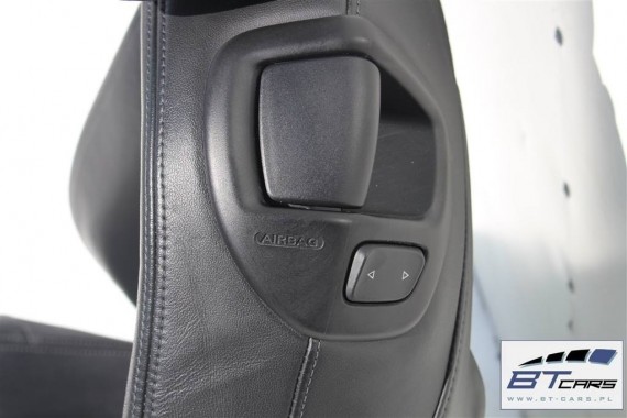 AUDI A5 FOTELE KOMPLET FOTELI siedzeń siedzenia fotel tapicerka 8T skóra kolor czarny