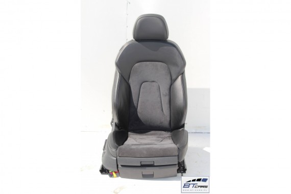 AUDI A5 FOTELE KOMPLET FOTELI siedzeń siedzenia fotel tapicerka 8T skóra kolor czarny AUDI A5 COUPE fotele