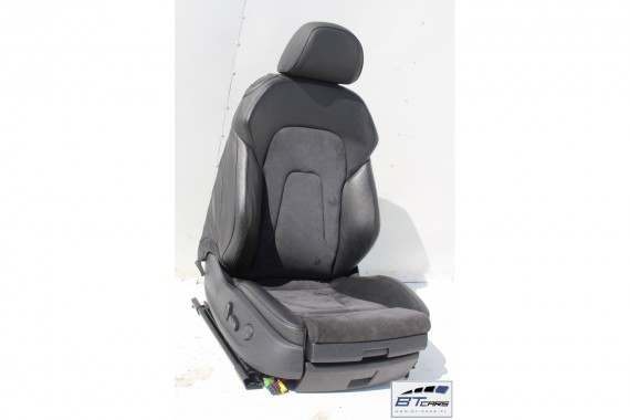 AUDI A5 FOTELE KOMPLET FOTELI siedzeń siedzenia fotel tapicerka 8T skóra kolor czarny AUDI A5 COUPE fotele