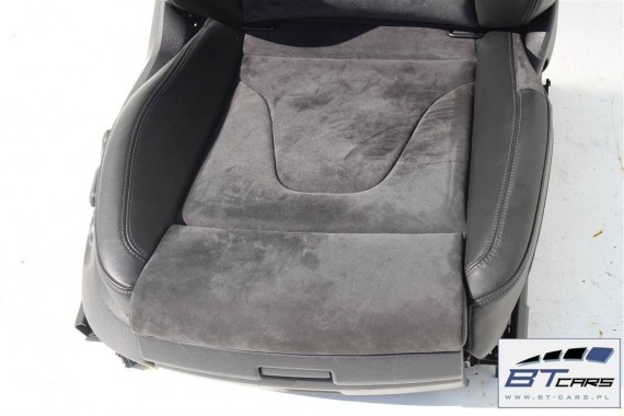 AUDI A5 FOTELE KOMPLET FOTELI siedzeń siedzenia fotel tapicerka 8T skóra kolor czarny
