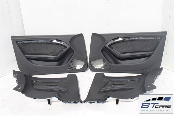 AUDI A5 FOTELE KOMPLET FOTELI siedzeń siedzenia fotel tapicerka 8T skóra kolor czarny AUDI A5 COUPE fotele