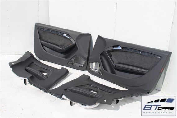 AUDI A5 FOTELE KOMPLET FOTELI siedzeń siedzenia fotel tapicerka 8T skóra kolor czarny AUDI A5 COUPE fotele