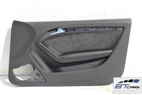 AUDI A5 FOTELE KOMPLET FOTELI siedzeń siedzenia fotel tapicerka 8T skóra kolor czarny