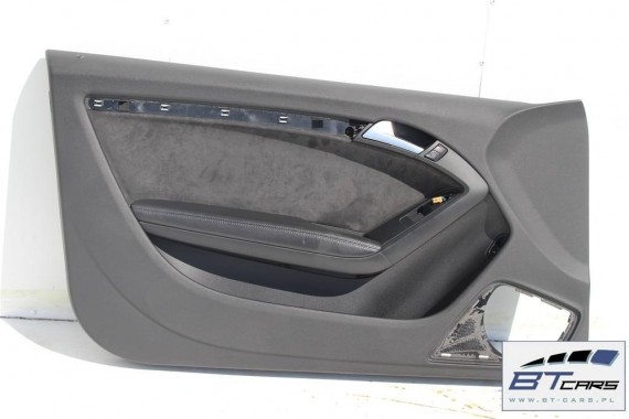 AUDI A5 FOTELE KOMPLET FOTELI siedzeń siedzenia fotel tapicerka 8T skóra kolor czarny