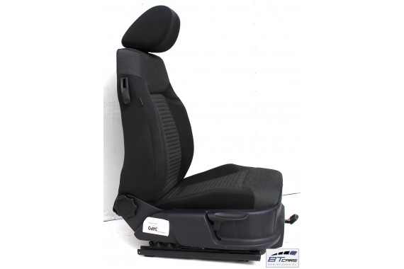 VW POLO FOTELE KOMPLET FOTELI siedzeń siedzenia tapicerka 6R 6R3 6R0 3-drzwiowy welur w kolorze czarno-szarym