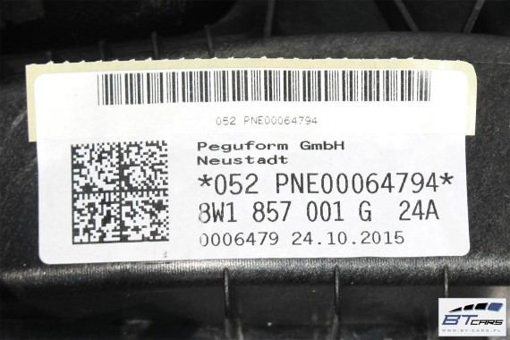 AUDI A4 A5 KONSOLA DESKA ROZDZIELCZA KOKPIT PULPIT 8W1857001G 8W1857001J 8W1 857 001 8W1857001G 8W1857001J  8W1857001G 8W1857001