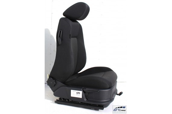 VW POLO FOTELE KOMPLET FOTELI siedzeń siedzenia tapicerka 6R 6R3 6R0 3-drzwiowy welur w kolorze czarnym