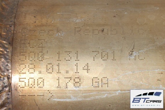 SKODA SEAT AUDI VW KATALIZATOR 5Q0131701AC 5Q0131690G 5Q0 131 701 silniki benzynowe 5Q0131690G 5Q0131701AC 5Q0131690G 5Q0131690