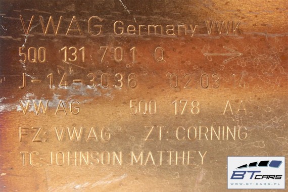 AUDI TT KATALIZATOR WYDECH 5Q0131701Q 8S0253211 // 8S 2015- 5Q0 131 701 Q 8S0 253 211 5Q0131701Q 5Q0131701Q 5Q0131701Q 5Q0131701