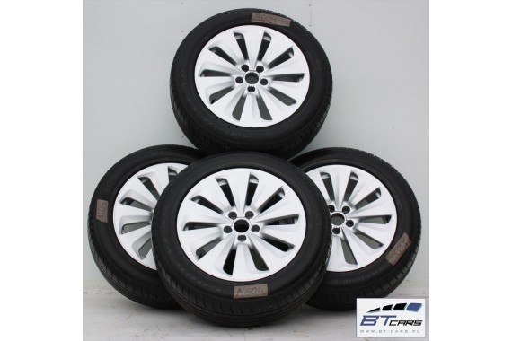 AUDI A4 A5 A6 A7 A8 FELGI 18 FELGA KOŁA OPONY 4H0601025AH 8.0J*18H2 ET28 opona GOODYEAR EFFICIENT GR/P 235/55/R18 4G 4H 18 cali