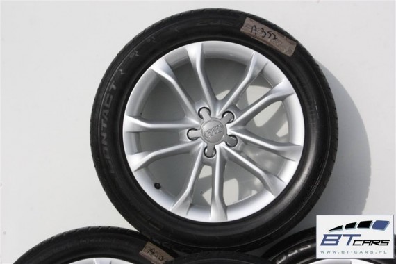 AUDI Q3 FELGI 18 CALOWE 8U0601025C KOŁA OPONY felga 7,0J*18H2 ET43 opona CONTINENTAL CROSS CONTACT 235/50/18 97V 8I