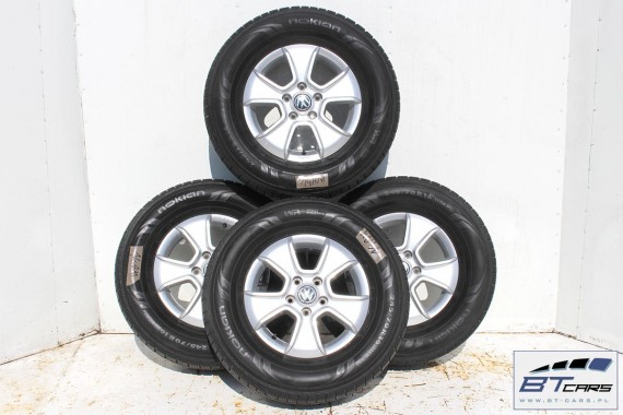 VW AMAROK FELGI 16 cali OPONY ZIMOWE KOŁA felga 2H0071496 6,5J*16H2 ET62 opona ZIMA NOKIAN WR SPORT UTILITY 245/70/16 111H