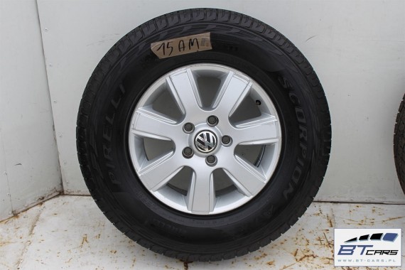 VW AMAROK FELGI 16 cali OPONY ZIMA KOŁA felga 2H0601025 6,5J*16H2 ET62  2H0 601 025 opona PIRELLI SCORPION ATR 245/70/16 111 T