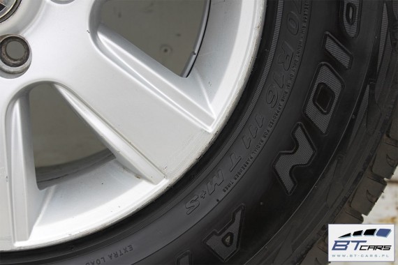 VW AMAROK FELGI 16 cali OPONY ZIMA KOŁA felga 2H0601025 6,5J*16H2 ET62  2H0 601 025 opona PIRELLI SCORPION ATR 245/70/16 111 T
