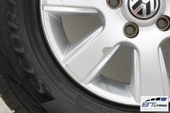 VW AMAROK FELGI 16 cali OPONY ZIMA KOŁA felga 2H0601025 6,5J*16H2 ET62  2H0 601 025 opona PIRELLI SCORPION ATR 245/70/16 111 T