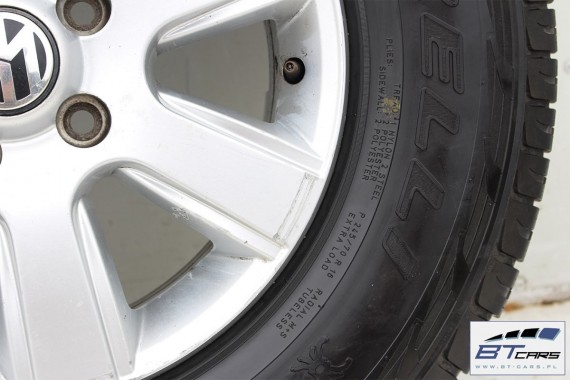 VW AMAROK FELGI 16 cali OPONY ZIMA KOŁA felga 2H0601025 6,5J*16H2 ET62  2H0 601 025 opona PIRELLI SCORPION ATR 245/70/16 111 T