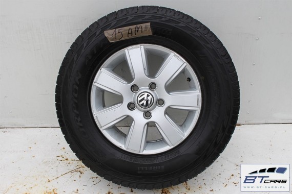 VW AMAROK FELGI 16 cali OPONY ZIMA KOŁA felga 2H0601025 6,5J*16H2 ET62  2H0 601 025 opona PIRELLI SCORPION ATR 245/70/16 111 T