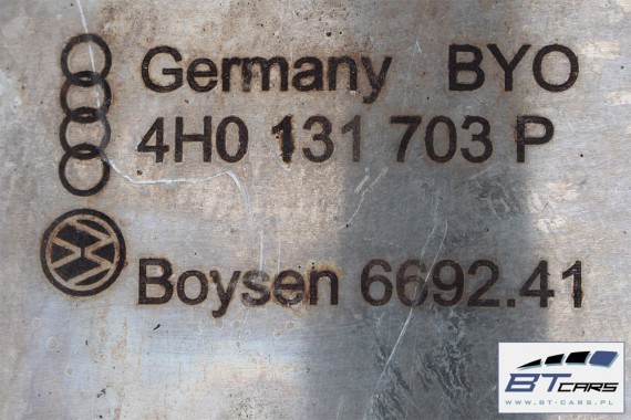 AUDI A6 ALLROAD KATALIZATOR 4H0131703P 4G0254400F 4G  3.0 TDi diesel  4H0 131 703 P 4H0131703P 4G0254400F 4H0131703 4G0254400