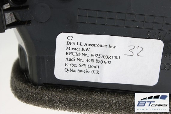 AUDI A7 KRATKI WLOTY POWIETRZA KONSOLI 4G8820902 4G1820901C 4G1820951 kratka 4G1820901 4G8820902 4G1820951 nawiewu 4G8 820 902