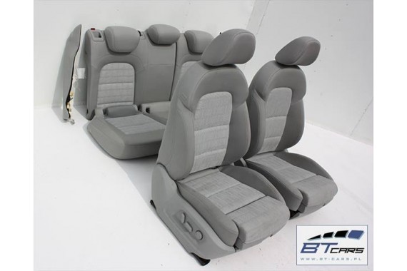 AUDI Q3 FOTELE KOMPLET FOTELI siedzeń siedzenia fotel tapicerka 8U welur kolor szary