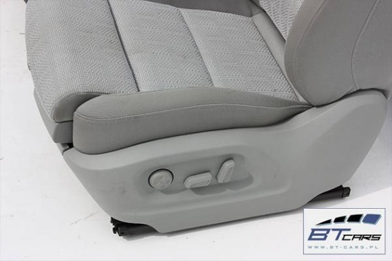 AUDI Q3 FOTELE KOMPLET FOTELI siedzeń siedzenia fotel tapicerka 8U welur kolor szary