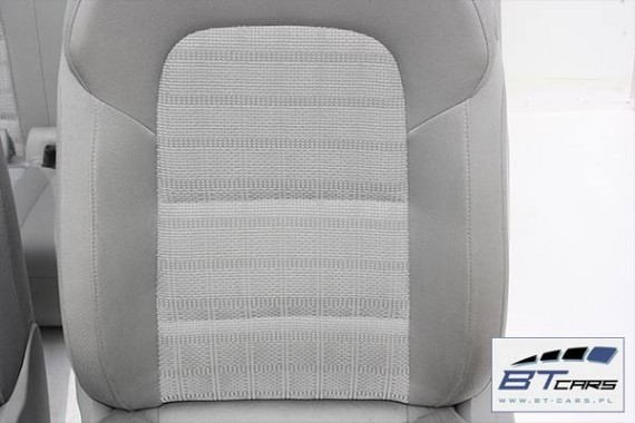 AUDI Q3 FOTELE KOMPLET FOTELI siedzeń siedzenia fotel tapicerka 8U welur kolor szary