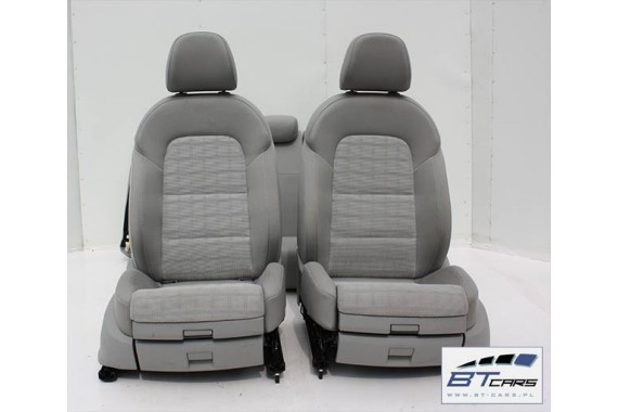 AUDI Q3 FOTELE KOMPLET FOTELI siedzeń siedzenia fotel tapicerka 8U welur kolor szary