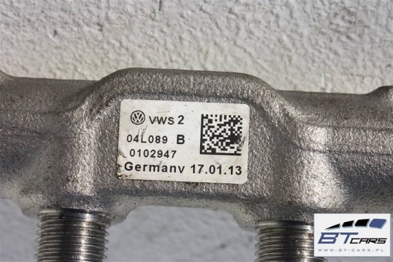 VW AUDI SKODA SEAT LISTWA WTRYSKOWA 04L130089B 04L 130 089 B rozdzielacz paliwa 2.0 TDi diesel 04L130089B 04L130089B 04L130089B