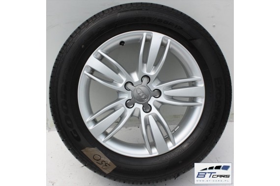 AUDI Q3 FELGI 17 8U0601025A + OPONY KOŁA FELGA KOŁO opona 8U0 601 025 A 7J*17H2 ET43 GOODYEAR EXCELLENCE  235/55/17 99V