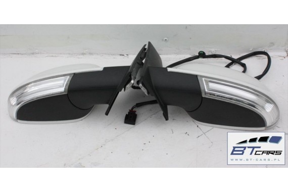 GOLF 6 VI PLUS LUSTERKO DRZWI ZEWNĘTRZNE PRAWE strona prawa 6 pinów 6pin 5M1 5M LB9A - biały (candy white)