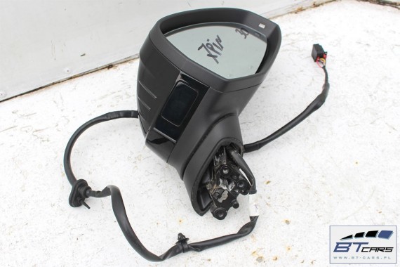 AUDI A4 LUSTERKO DRZWI PRAWE 8W 2015- pasażera 7 pin asystent zmiany pasa ruchu LY9B - czarny brylantowy 7pin 8W1857410 A2A2