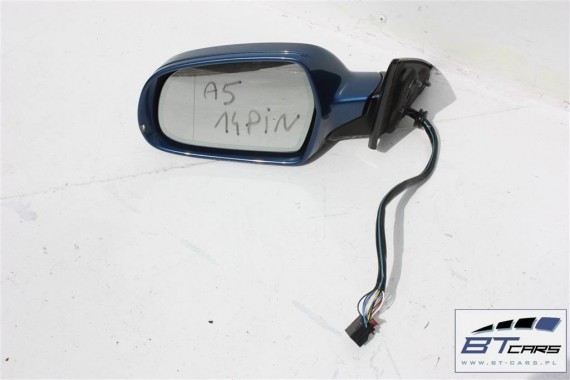 AUDI A5 SPORTBACK LUSTERKO LEWE 14PIN FOTOCHROM zewnętrzne pinów kabli przewodów 14 pin 8T 8T8 LX5V - niebieski (Arubablau )