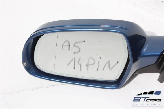 AUDI A5 SPORTBACK LUSTERKO LEWE 14PIN FOTOCHROM zewnętrzne pinów kabli przewodów 14 pin 8T 8T8 LX5V - niebieski (Arubablau )