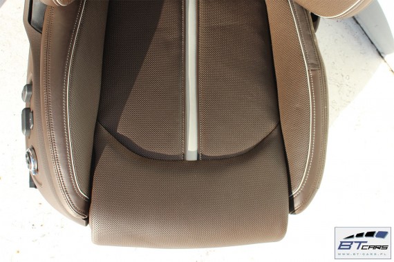 AUDI A6 4G FOTELE KOMPLET FOTELI siedzeń siedzenia fotel tapicerka 2010- wersja EXCLUSIVE C7