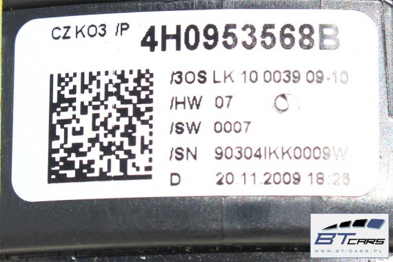 AUDI A6 A7 A8 TAŚMA AIR BAG 4H0953568B 4H0953568A 4H0953568G 4H0953568H 4H0 953 568 pierścień  4H0953568B 4H0953568A 4H0953568G