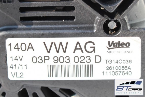 SKODA SEAT VW POLO ALTERNATOR 03P903023D 03P903023D 03P903023C 140A VALEO 03P903023D 03P903023C TG14C036 2610086A 03P903023D