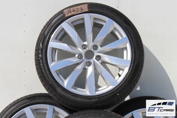 AUDI A4 A5 FELGI 18 cali OPONY KOŁA felga 8W0601025S  8J*18H2 ET40 opona PIRELLI CINTURATO P7 245/40/18 97H całoroczne 8W 2015-